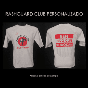 Rashguard club personalizado