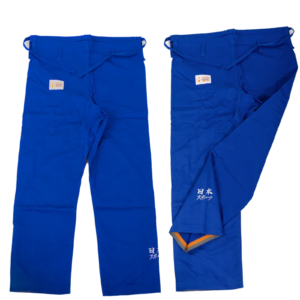 Pantalón de Judogi adulto azul